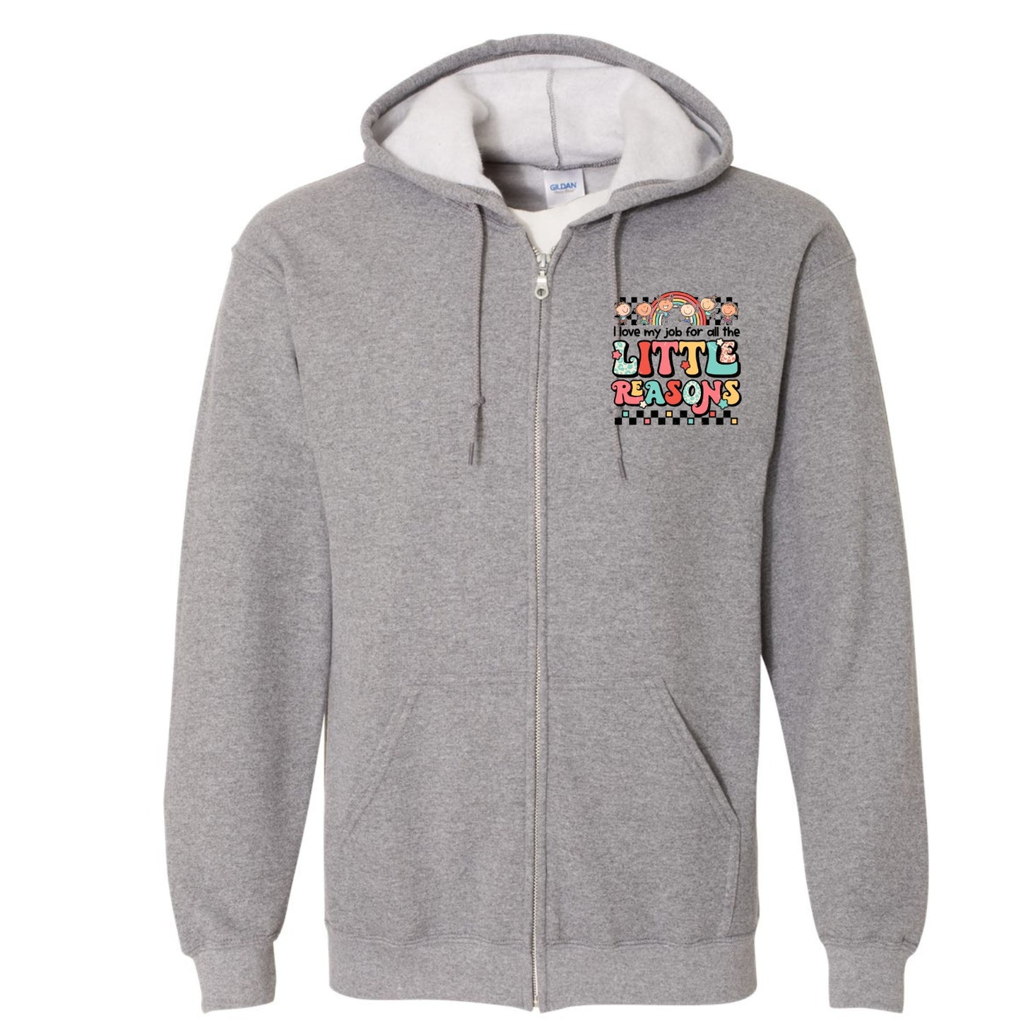 Design 10 Full Zip Hooded Sweatshirt